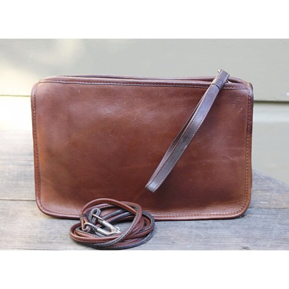 Coach Vintage - 1970s NYC Basic Bag #9455 w/ Glue in Creed, Convertible - Tabac - Picture 2 of 13